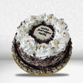 cocoa dusted black forest cake