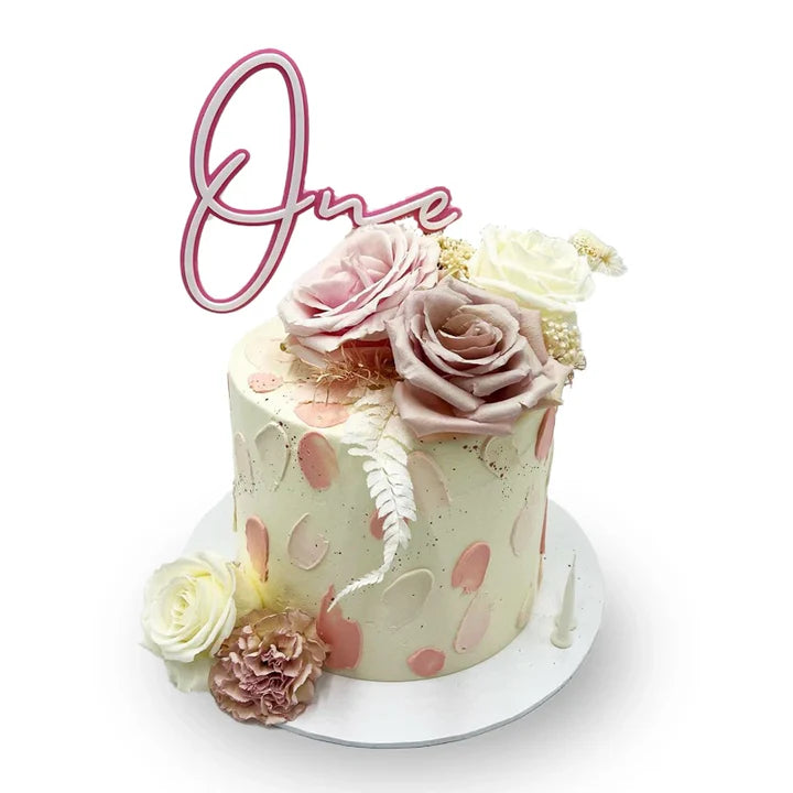 Elegant Flower Cake