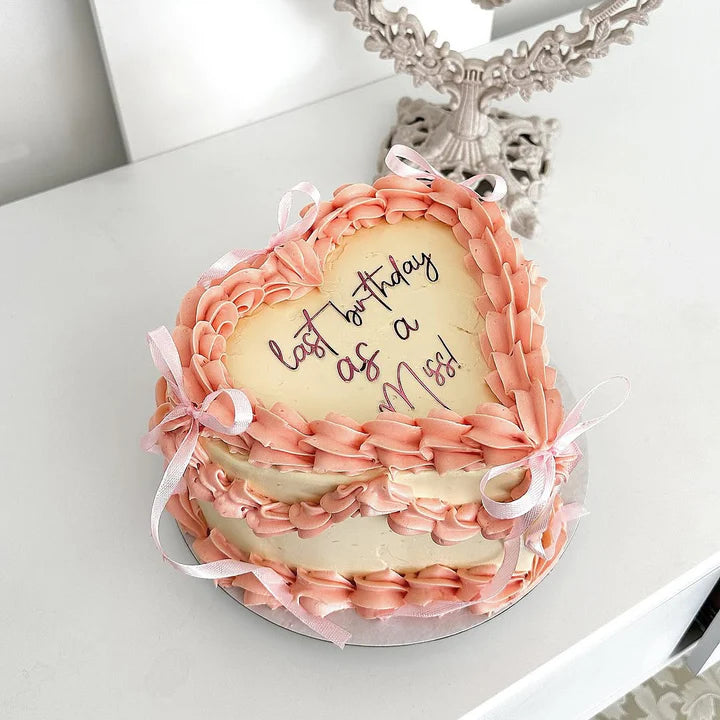 Pink Dream Ribbon Cake