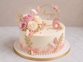 Lovely Princess B'Day cake