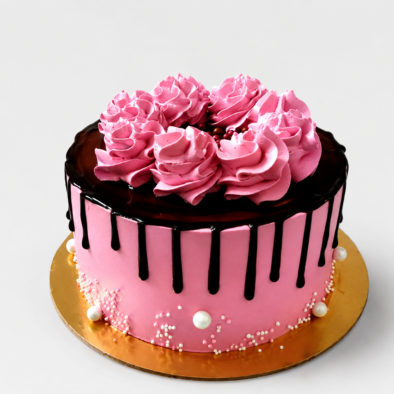 Terrific Pink Butterscotch Cake