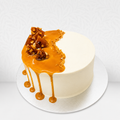 Butterscotch cake with Caramel spread