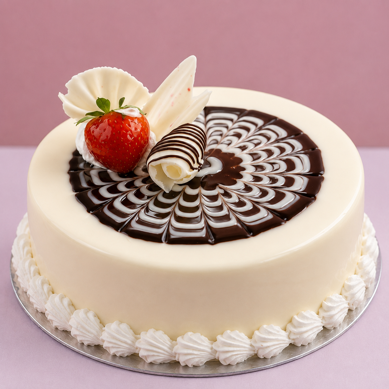 Tempting White Chocolate Cake