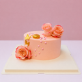 Charming Pink flower Cake
