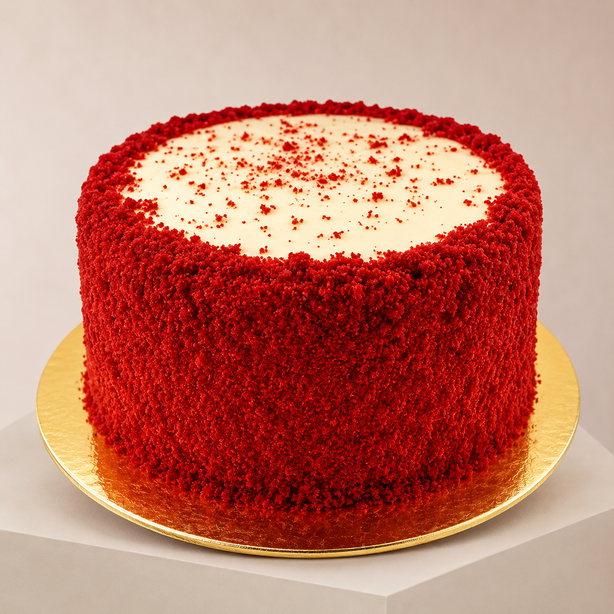 Exotic Red Velvet Cream Cake