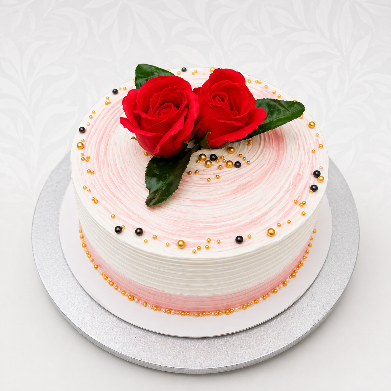 Delightful Pink ButterScotch cake