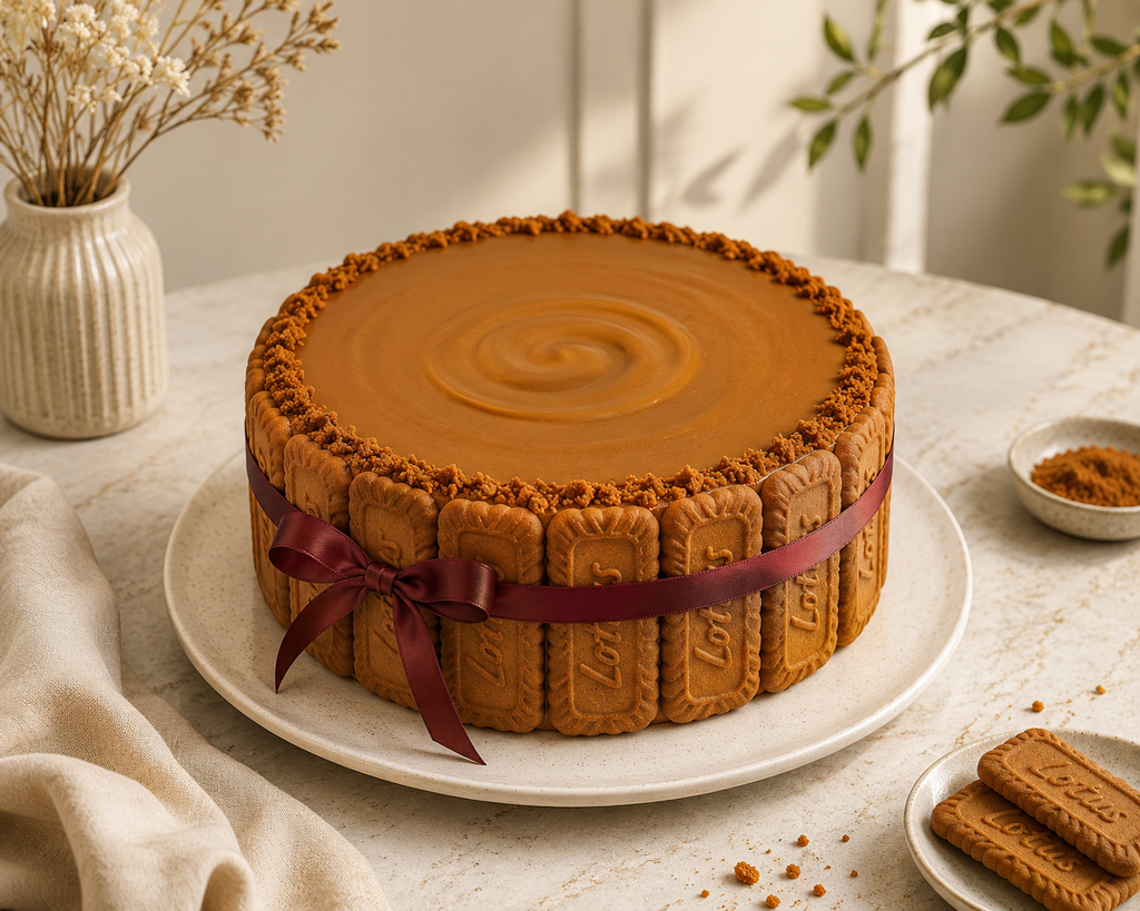 Lotus Malt Cake