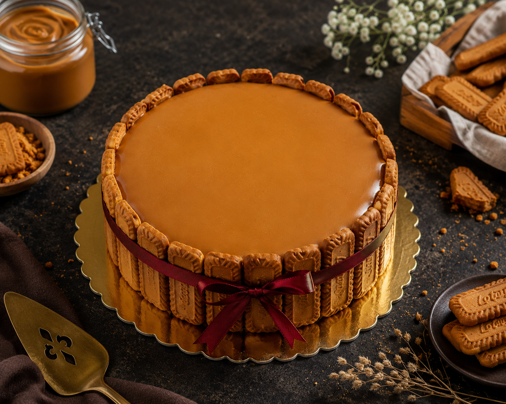 Lotus Malt Cake