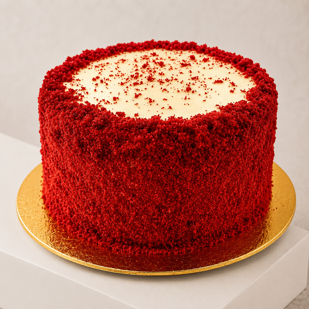 Exotic Red Velvet Cream Cake