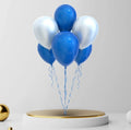 Blue & Silver Balloons
