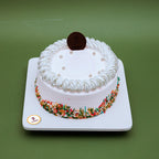 White Sprinkle Cake