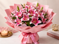 pink rose bouquet