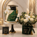 Dental Theme Graduation Day Cake & Flowers Combo