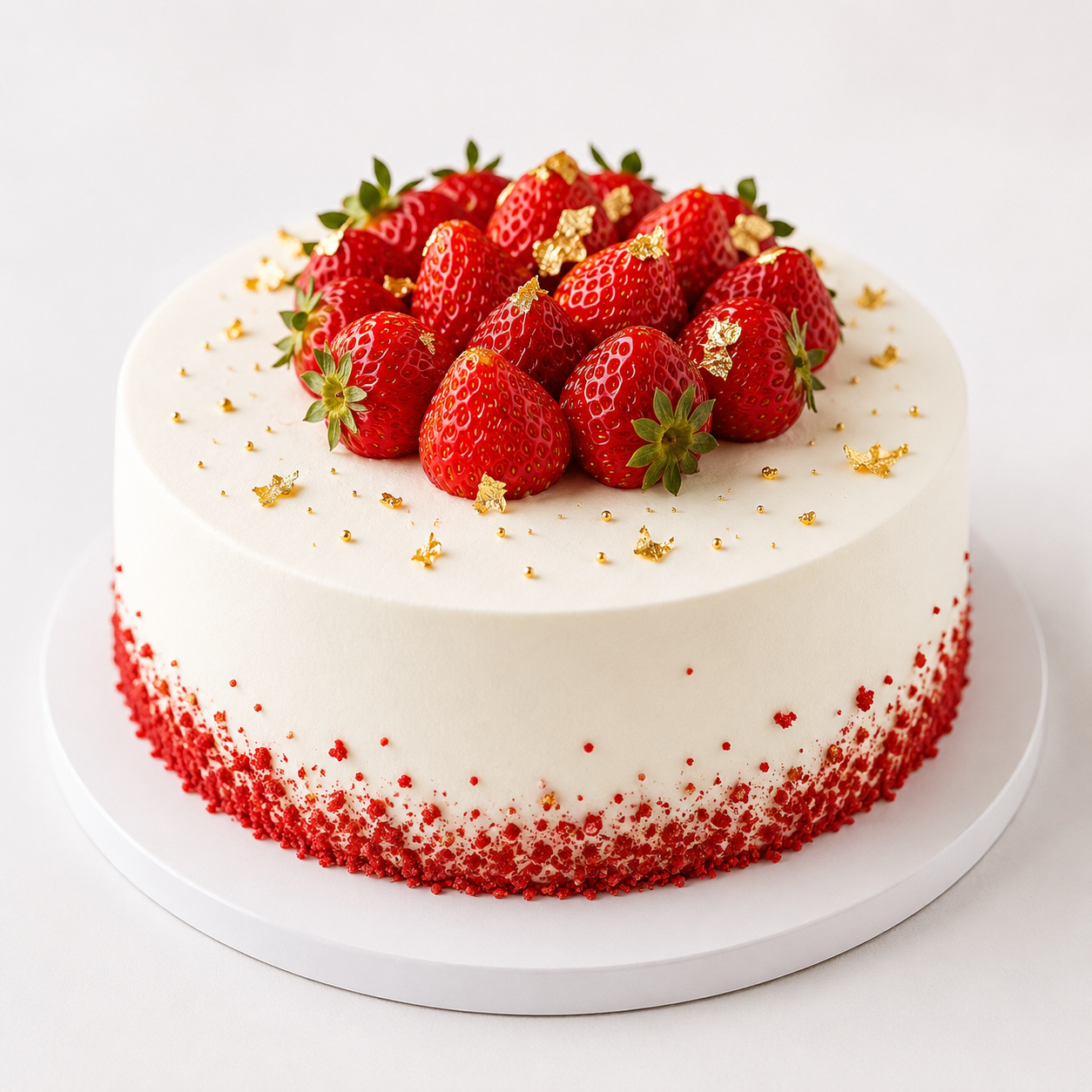 Royal Strawberry Affair Cake