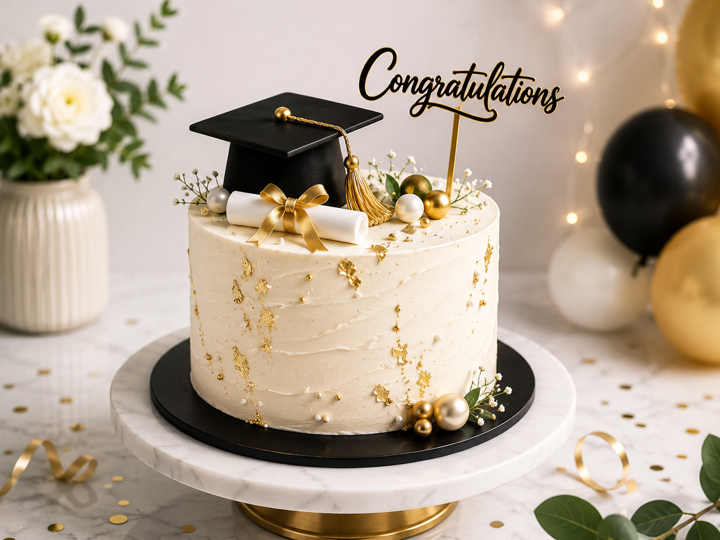 Cheers to Graduation Cake