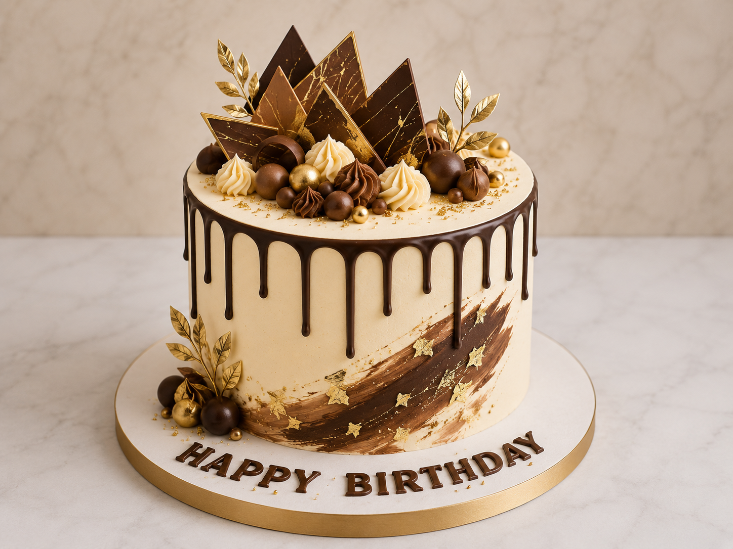 Macaron Loaded Chocolate Cake