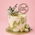 Floral Birthday Drip Cake