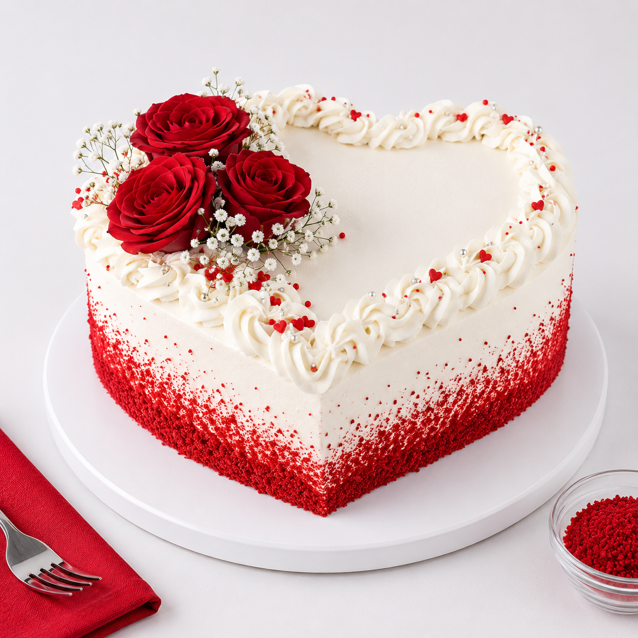 Red Velvet Love Cake