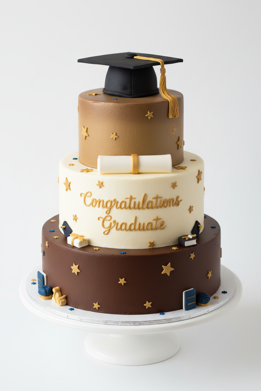 Mouthwatering Graduation Day Cake